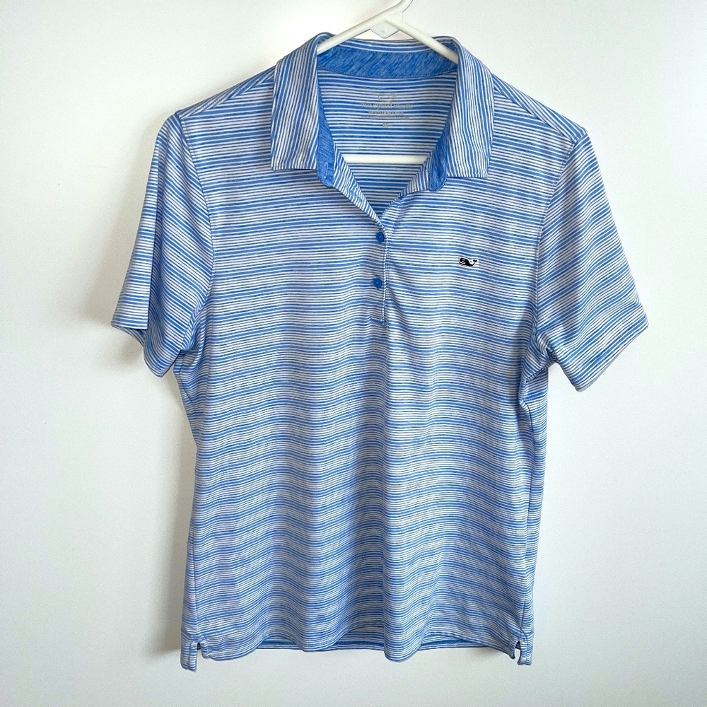 Vinyard Vines‎ Performance Short Sleeve Striped Shirt Size M